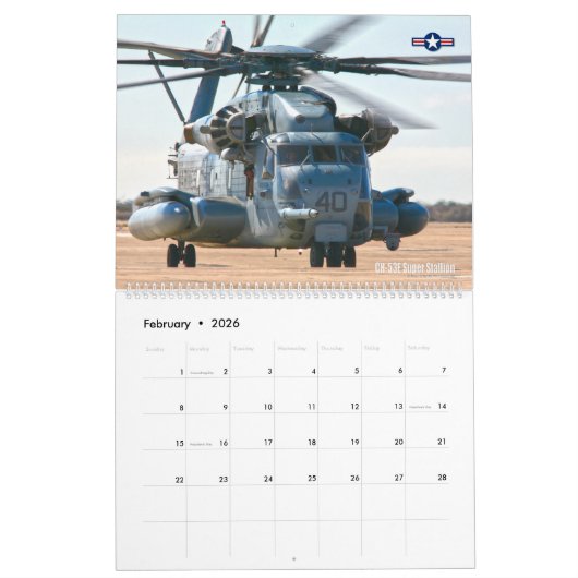 GEVECHTSHENGST - CH-53E Super Hengst Kalender (Feb 2026)