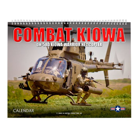 GEVECHTSKIOWA - OH-58D KIOWA WARRIOR KALENDER (Hoes)