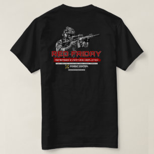 Gevechtsleiding. Rode Vrijdag. Draag Rood. T-shirt