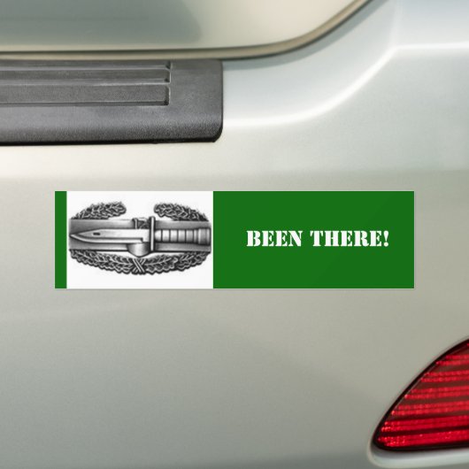 gevechtspas, BEN ER! Bumpersticker (Op auto)