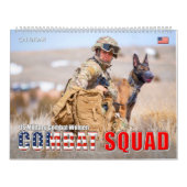 GEVECHTSPLOEG - Amerikaanse militaire gevechtsvrou Kalender (Hoes)