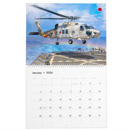 GEVECHTSROTOREN INTERNATIONAAL KALENDER (Jan 2026)