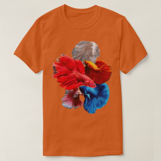 gevechtsvis t-shirt (Design voorkant)