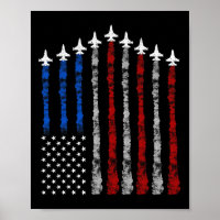 Gevechtsvliegtuig Amerika Vlag 4 Juli Patrioti