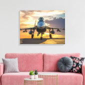Gevechtsvliegtuig Canvas Afdruk (Insitu (Woonkamer))