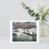 GEVECHTSVliegtuig - PEARL HARBOR NATIONAL MONUMENT Briefkaart (Staand voorkant)