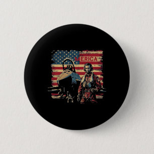 Gevechtsvliegtuigen Abraham Lincoln 4 juli jongens Ronde Button 5,7 Cm