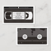 gevectoriseerde videotape visitekaartje (Voorkant / Achterkant)