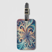 Gevederd koraal - Custom Bagagelabel (Voorkant (verticaal))