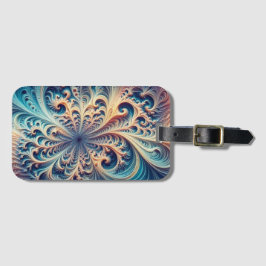 Gevederd koraal - Custom Bagagelabel