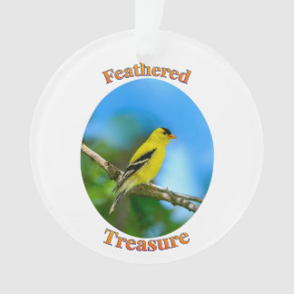 Gevederd Schat - Amerikaanse Goudvink Ornament