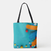 Gevederde Bloemen Tas (Achterkant)