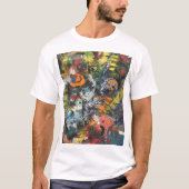 Gevederde Godin Abstracte Schilderij door Hankamer T-shirt (Voorkant)