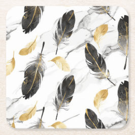 "Gevederde Harmonie Onderzetters" Kartonnen Onderzetters