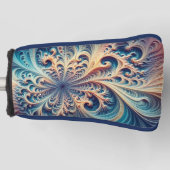 Gevederde Koraal - Gold Head Hoesje Golfheadcover (Voorkant)