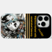 Gevederde krijger met een koninklijke adelaar Case-Mate iPhone case (Achterkant (horizontaal))