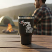 Gevederde Michigan Sticker