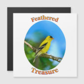 Gevederde Schat - Amerikaanse Goudvink (Voorkant / Achterkant)