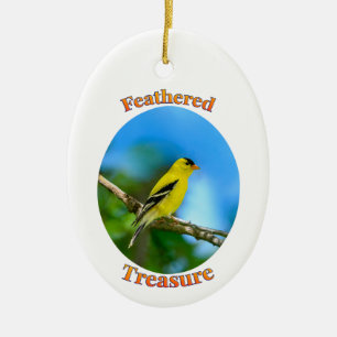 Gevederde Schat - Amerikaanse Goudvink Ornament