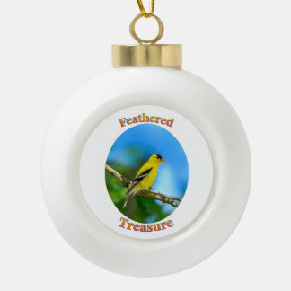 Gevederde Schat - Amerikaanse Goudvink Ornament