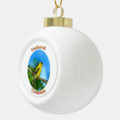 Gevederde Schat - Amerikaanse Goudvink Ornament (Rechts)