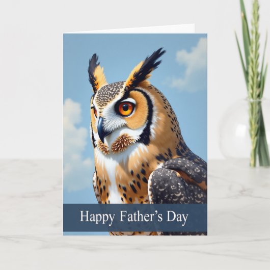 Gevederde Vaders Dag Genade Kaart (Voorkant)