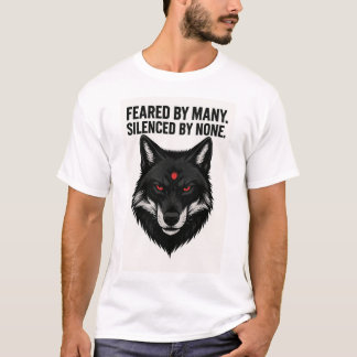 Gevederde Wolf T-shirt