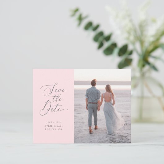 geveegde letters briefkaart (Staand voorkant)