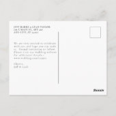 geveegde letters briefkaart (Achterkant)