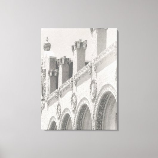 'Gevel van Childs Restaurant' Ingepakt Canvas Prin Afdruk (Voorkant)