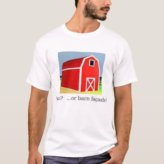 gevel van de schuur ? (probleem met Gettier) T-shirt (Voorkant)