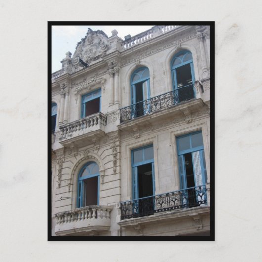 gevel van havana briefkaart (Voorkant)