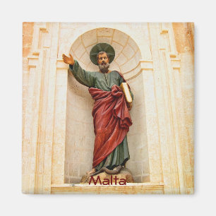 Gevel van kerk in Malta Magneet