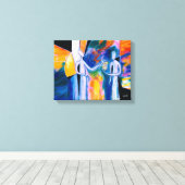 Geven 2 canvas afdruk (Insitu (Houten vloer))