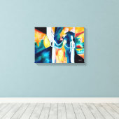 Geven 2 (Gestructureerd) Canvas Afdruk (Insitu (Houten vloer))