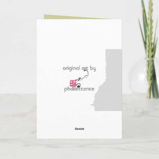 Geven en genieten feestdagen kaart (Achterkant)