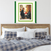 GEVEN IS LIEFDE KERSTBOODSCHAP CANVAS AFDRUK (Insitu (Slaapkamer))