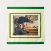 GEVEN IS LIEFDE KERSTBOODSCHAP WANDKLEED (Voorkant (horizontaal))