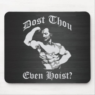 Geven jullie zelfs gastheer? Eugen Sandow - Bodybu Muismat