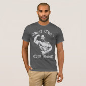 Geven jullie zelfs gastheer? Eugen Sandow - Bodybu T-shirt (Voorkant volledig)