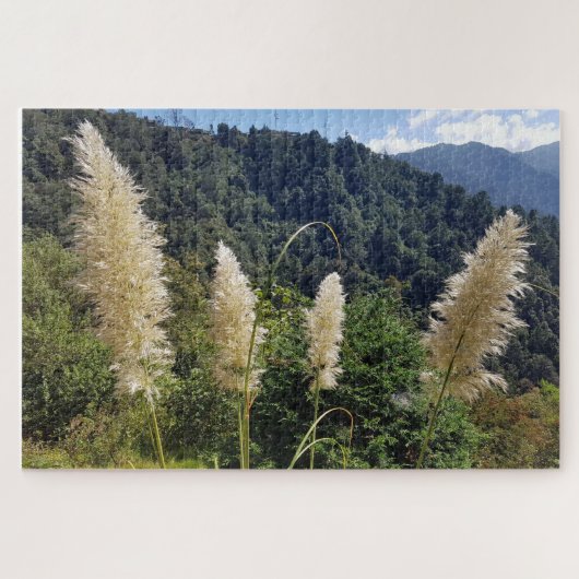 Geverderd Gras in de Hooglanden Legpuzzel (Horizontaal)