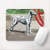 geverfd dalmatiaans muispad muismat (Met muis)