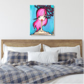 " geverfd" gestreken doek, 16x20 canvas afdruk (Insitu (Slaapkamer))