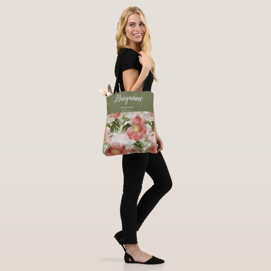 geverfd tote bag (Op model)