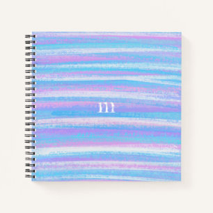 geverfde acrylband, roze Paars Notitieboek