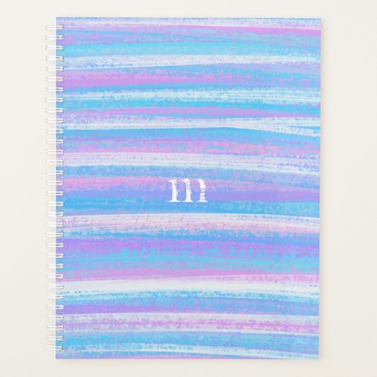 geverfde acrylband, roze Paars Planner (Voorkant)