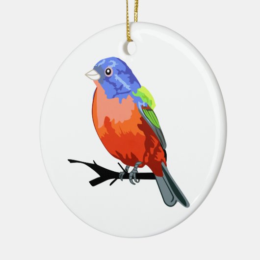 geverfde bundeling keramisch ornament (Links)