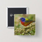 geverfde bundeling vierkante button 5,1 cm (Voorkant /achterkant)