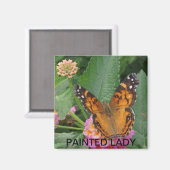 GEVERFDE DAME MAGNEET (Voorkant / Achterkant)