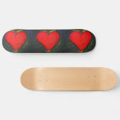 Geverfde Hart Skateboard (Horizontaal)
